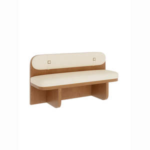 Ensemble de sièges en bois massif en forme de L, table et chaises de restaurant, meubles durables pour café et salon de thé - Product Image 5