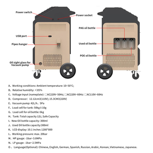 Thinkcar AC100 <span class=keywords><strong>PRO</strong></span>-Máquina de recuperación y recarga de refrigerante totalmente automática para automóviles, limpieza de pulso, 110V/220V - Product Image 6