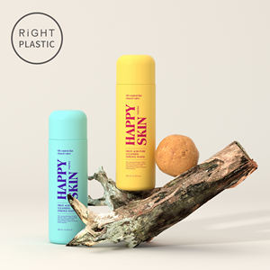 Flacone Cosmetico Rotondo in Plastica PET RiGHT <span class=keywords><strong>CYS</strong></span> con Spalla Piatta 150ml/200ml Bottiglia Vuota di Fabbrica con Tappo a Vite e Tappo Interno - Product Image 2