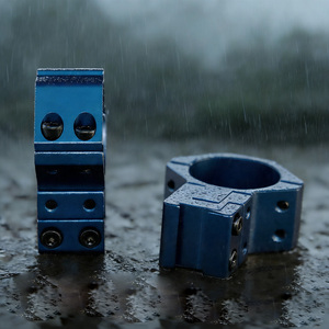 BANGBANG Anneaux de montage pour lunette - Pince de fixation pour tube de 30 mm, hauteur centrale réglable de 1,38 à 1,65 pouces pour rail de 11 mm (Bleu) - Product Image 2