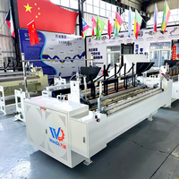 Máquina para Fabricar Papel WD, Línea de Producción Semiautomática para Rebobinado de Papel Higiénico con Máquina de Corte con Sierra de Cinta