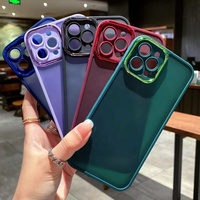 Coque de téléphone portable mate translucide pour Samsung A14/24/34/54/Redmi10/INFINIX HOT8