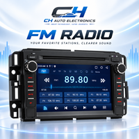 Navigation GPS pour voiture GMC, radio FM, lecteur DVD de voiture, écran HD 7 pouces, processeur 4 cœurs, Android, WiFi, CarPlay sans fil, Android Auto