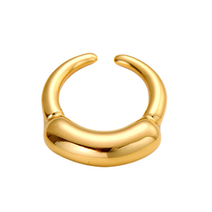Bijoux de piercing tendance en acier inoxydable 316L avec placage or PVD, résistant et durable - Product Image 1