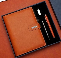Cahiers scolaires bon marché, cahier à couverture rigide en PU A5 pour fournitures scolaires avec logo personnalisé