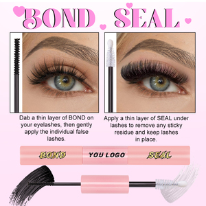 Yiernuo <span class=keywords><strong>2</strong></span> en 1 <span class=keywords><strong>Bond</strong></span> and Seal pegamento para pestañas a prueba de agua DIY Pegamento para pestañas de larga duración y removedor Cluster Lash Glue para extensión de pestañas - Product Image 5