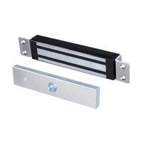 Serrure électromagnétique électrique 12 V Indicateur LED 600lbs Force de maintien 12 volts Fail Safe Timer Delay Magnetic Door Lock