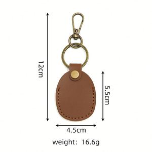 CustomPU Leather Embossed Durable Door <b>Lock</b> Access Card Holder <b>Portable</b> Car Brand Keychain Gifts for Men - Product Image 6