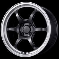 4 pièces de jantes en alliage forgées RG-D2 de 16 pouces 8J X100, finition noire usinée, pour les séries EK EG Integra Type R