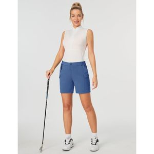 Womens Hiking Shorts Stretchy Cargo With Pockets Quick Dry UPF 50+ Golf Athletic Outdoor Summer Shorts - Product Image 5