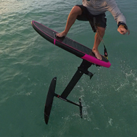Kit Hydrofoil Électrique OEM ODM Personnalisé Jiaqian IP68 43kg de Poussée 444Wh avec Propulseur Électrique et Aileron en Fibre de Verre pour Assistance à la Navigation