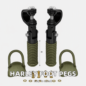 LEITE Estriberas de Motocicleta de Aluminio con Abrazadera de Montaje para Protector de Motor Delantero Izquierdo 1 Pulgada 1.25 Pulgadas Mejora de Adaptación - Product Image 2