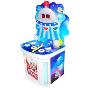 Hammer Hitting Game MachineCute Frog StyleThreshing Hammer <b>Coin</b> <b>Pusher</b> Mini Arcade Redemption Game Whack a Mole Game Machine - Product Image 5