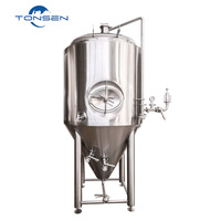 Cuve de Fermentation en Acier Inoxydable 3000L 30HL avec Chemise de Refroidissement à Cavités pour Cidre, Kombucha, Bière Artisanale, Brasserie Certifiée CE