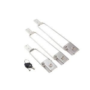 Candados de seguridad industriales de acero inoxidable 304, rectangulares, resistentes a la intemperie, para montaje en pared, para lugares públicos, cajas de luz publicitarias - Product Image 1