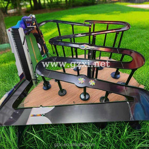 Labirinto di Metallo 3.5x4m, Gioco di Corsa con Tappeto Rullo, Pista Gigante per Biglie in Metallo, Panca, Gesso per Palestra, Oggetti di Scena Interattivi per Sala Live Streaming - Product Image 6
