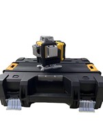 Niveau laser rotatif industriel à faisceau vert avec 12 points, trépied, portée de 50 m, batterie au lithium, haute précision, modèle 4D, longueur d'onde 532 nm