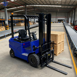 Meilleur prix YUNTU Chariot élévateur électrique 3 tonnes Certification CE Mini chariot élévateur 4 roues motrices Pneus pleins pour utilisation en restaurant Vente directe usine - Product Image 3