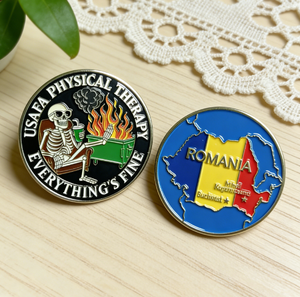 Fabriksprijs muntenverzameling benodigdheden zinklegering metaal zacht emaille op maat gemaakte challenge <span class=keywords><strong>coin</strong></span> maker 3D herdenkingsmunten - Product Image 2