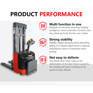 Новые китайские поставщики, 2,5 тонный счетчик, уравновешенный электрический штабелер, вилочный погрузчик, поддон с вилкой Clark - Product Image 3
