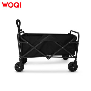 WOQI 접이식 웨건, 모든 지형 바퀴가 장착된 접이식 정원 카트, 야외 캠핑, 스포츠, 쇼핑, 정원 가꾸기용 - Product Image 2