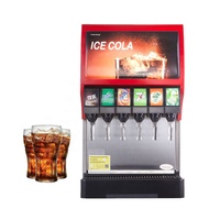 Fontaine de boisson carbonée avec 6 parfums, Machine/distributeur de Soda, professionnelle, pour Restaurant