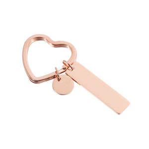 Regalo de San Valentín, Llavero de Moda con Monedero en Forma de Corazón de Acero Inoxidable Resistente al Agua y al Deslustre, para Parejas Enamoradas - Product Image 2