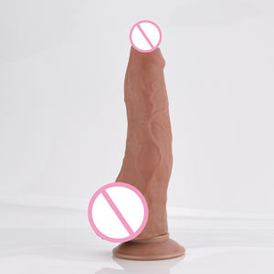 9.2 inç kadın çift katmanlı sürgülü cilt büyük yapay penis G nokta bükülebilir salma büyük gerçekçi yapay penis yetişkin seks oyuncakları kadınlar için - Product Image 6