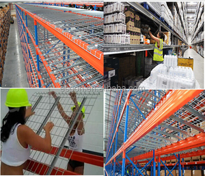 OEM de bonne qualité en acier doux Q235 standard step universel treillis métallique évasé pour le stockage en entrepôt rayonnage à palettes - Product Image 6