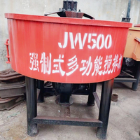 Offre Spéciale : Malaxeur à Béton Diesel 500L à Bouche Plate, Type Forcé, pour Chantier de Construction ou Bâtiment Rural