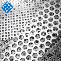Grille de haut-parleur en maille métallique perforée en acier inoxydable durable avec service de découpe pour les applications de filtres et de tamis