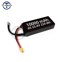 Batterie de drone multirotor TPENERGY à longue autonomie de vol, 6S 23.4V 10000mAh 10Ah, prise XT60, polymère lithium, pour la topographie aérienne