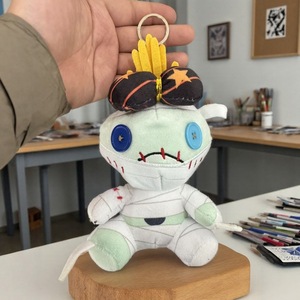 Petite <span class=keywords><strong>tirelire</strong></span> en forme de cochon doré, pot à épargne, figurine, ornement, jouet en peluche pour enfants, pendentif - Product Image 1