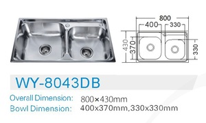 <span class=keywords><strong>Lavello</strong></span> da <span class=keywords><strong>Cucina</strong></span> in Metallo a Doppia Vasca di Grandi Dimensioni, Design Moderno, Finitura Spazzolata/Satinata, Garanzia di 2 Anni - Product Image 4