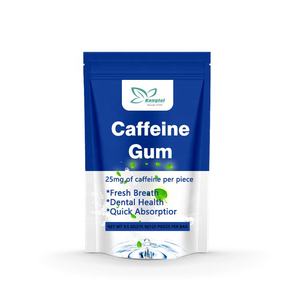 निजी लेबल कैफीन चबाने गम समर्थन ऊर्जा केंद्रित वयस्क दंत स्वस्थ बुलबुले के लिए ऊर्जा फोकस कैफीन पूरक - Product Image 1