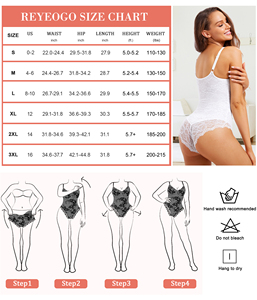Intimo con scollo a V profondo in pizzo completo <span class=keywords><strong>Body</strong></span> a compressione taglie forti Shaper per corpo <span class=keywords><strong>modellante</strong></span> <span class=keywords><strong>modellante</strong></span> - Product Image 5