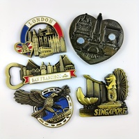 Aimants de réfrigérateur en métal souvenirs de voyage personnalisés pour ustensiles de cuisine cadeaux de noël décoration de la maison