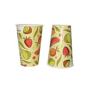 Vaso de Papel Desechable de 16oz para Bebidas Frías, Café, Leche, Té, Jugos de Frutas, Personalizado con Impresión, Venta al Por Mayor para Verano - Product Image 4