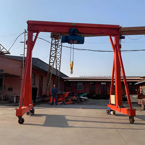 เครนสำหรับอู่ต่อเรือแบบเคลื่อนย้ายได้คานเดียวขนาด3ตันคานเหล็กรอกไฟฟ้าแบบพกพา - Product Image 6