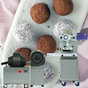 Máquina extrusora de bolas de coco, máquina para Hacer bolas de sésamo a la venta, máquina laminadora de bolas de proteína