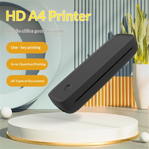 <b>Portable</b> A80 203Dpi A4 Thermal <b>Printer</b> Wireless Inkless Bluetooth USB Label Receipt Barcode <b>Printer</b> for Office Home Travel - Product Image 1
