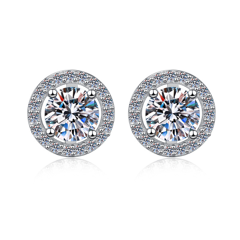 boucle d'oreille blanche