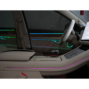 Kit d'éclairage ambiant RGBIC pour voiture AITO M7 2022-2025, décoration d'ambiance intérieure, contrôle par application Bluetooth, bande lumineuse LED - Product Image 4
