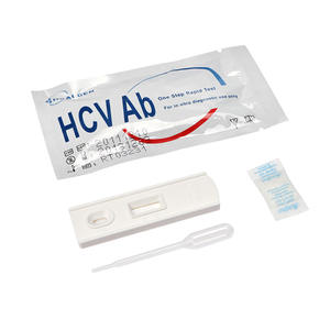 Tira de prueba rápida Medco HCV Ab para sangre completa, solo para uso diagnóstico en adultos, con certificación CE - Product Image 1