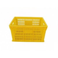 Panier en plastique ventilé empilable, caisse de rangement en plastique pour légumes, bacs de rangement empilables en gros