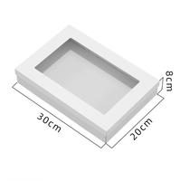 Boîte en carton ondulé personnalisée pour cadeaux, bougies, pâtisseries, aliments pour bébés, pliable, à emporter, jetable, avec laminage mat