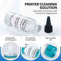 Cairan Pembersih Printhead Premium untuk Printer Sublimasi DTF Dye Pigment, Larutan Pembersih Kepala Printer untuk Printer Inkjet