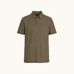 เสื้อโปโลผ้าฝ้ายดรายฟิตคุณภาพสูง ระบายอากาศได้ดี ลายเรียบ ผ้าแคนวาสย้อมสีพื้น เหมาะสำหรับการปรับแต่งโลโก้ ขายส่ง - Product Image 1