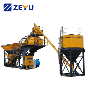 YHZS35モバイル自動コンクリートバッチングプラント生産ラインポンプ35m/<span class=keywords><strong>h</strong></span>容量電動エンジン式簡単輸送 - Product Image 2