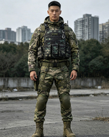 Sangle en nylon OEM personnalisée Urban Star Pixel Camo, imperméable et ignifuge, imprimée pour accessoires de gilet tactique et sacs de sécurité